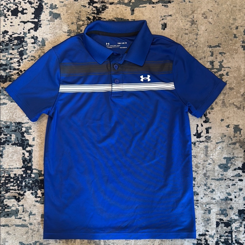 Under Armour Kids Blue Polo Shirt